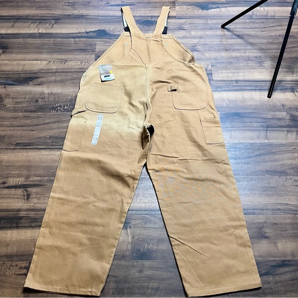 •NEW• Carhartt Duck Bib Canvas Overalls Size 50x30 - Picture 2 of 10